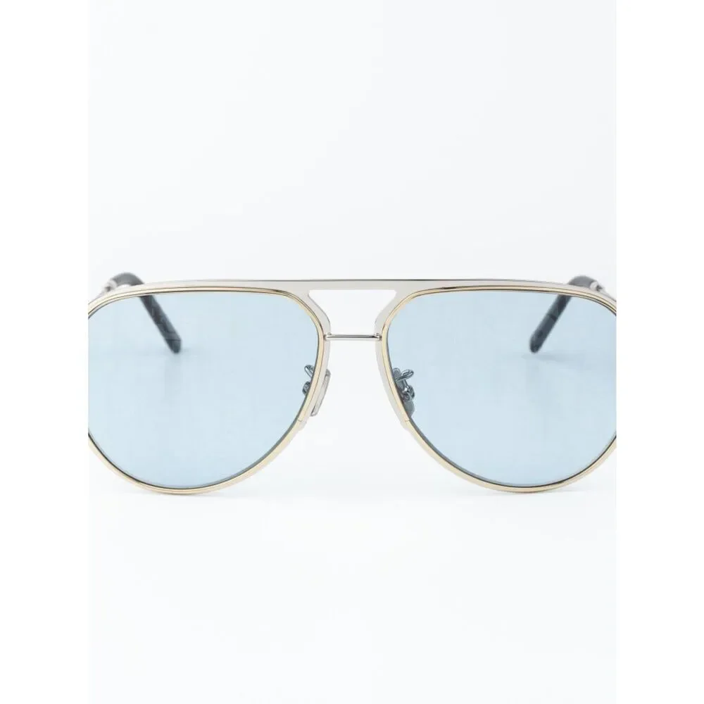 Dior Men Sunglasses Palladium Blue Dior Pattern Pilot DIORESSENTIAL A2U F0I8